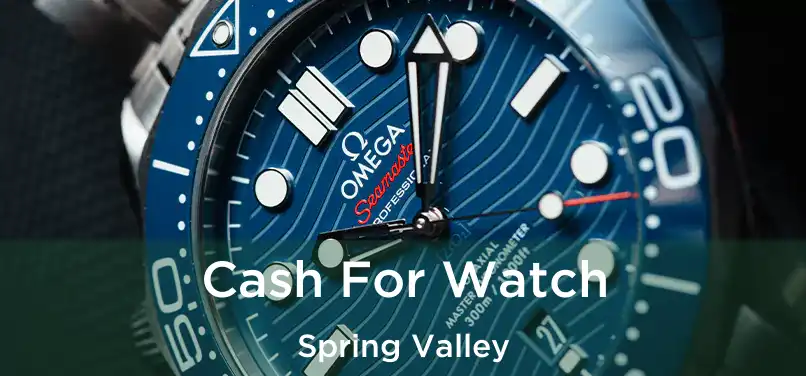 Cash For Watch Spring Valley